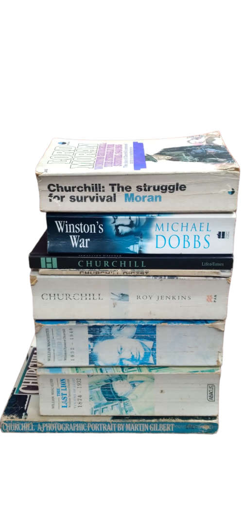Winston Churchill Book Lot of 8, Various Authors