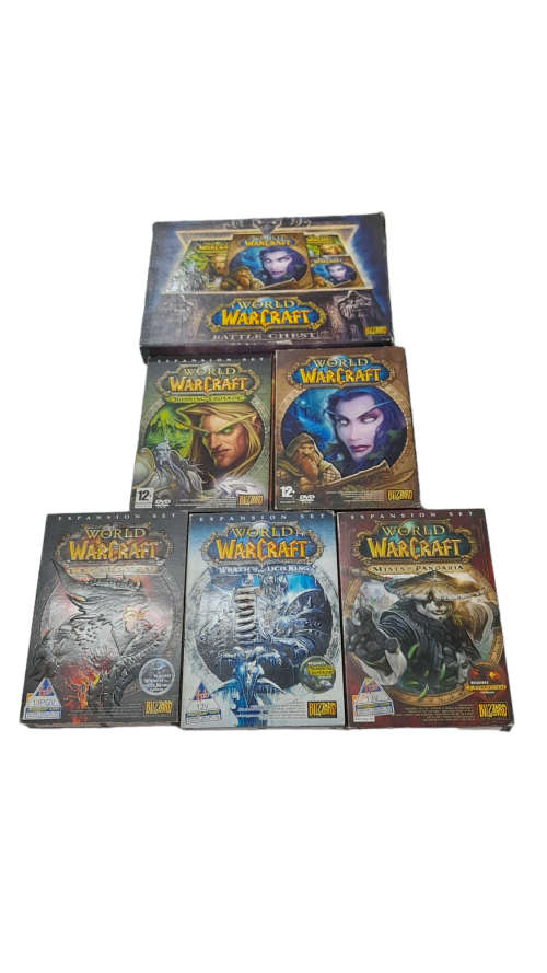 World Of WarCraft Battle Chest And 5 Expansion Set PCs Combo
