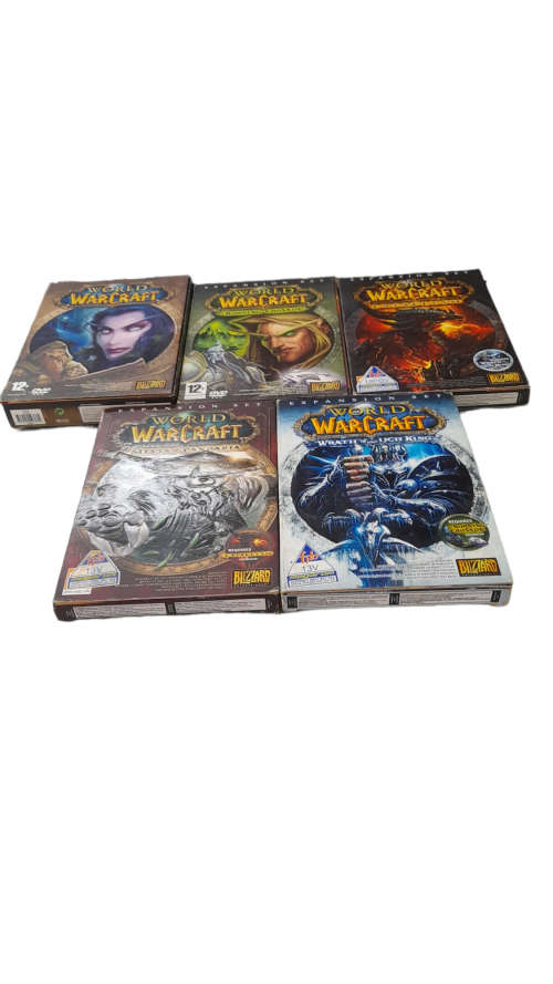 World Of WarCraft Battle Chest And 5 Expansion Set PCs Combo