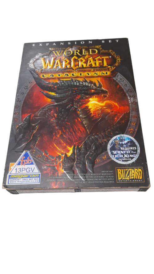 World Of WarCraft Battle Chest And 5 Expansion Set PCs Combo