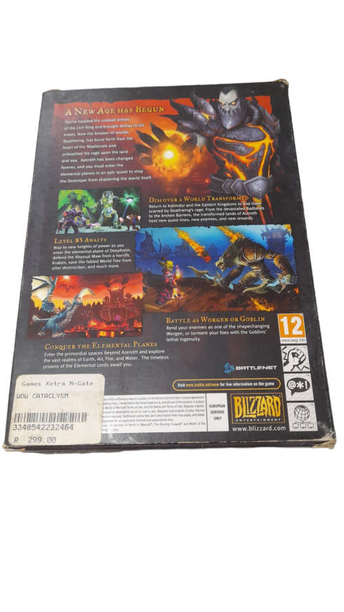 World Of WarCraft Battle Chest And 5 Expansion Set PCs Combo