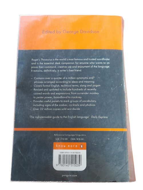 Roget`s Thesaurus: Of English Words And Phrases