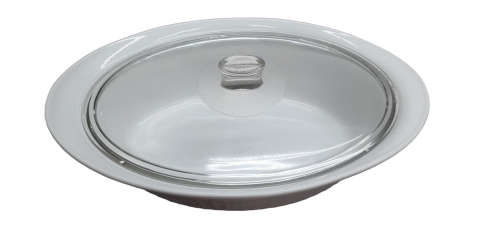 Corningware French White 4 qt / 3.8L Oval Casserole Dish