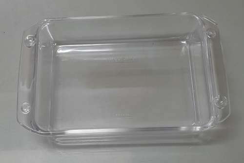Vintage Arcuisine French 1 Clear Glass Baking Dish, Refrigerator Box, Oven To Table Replacement
