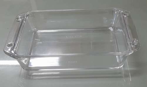 Vintage Arcuisine French 1 Clear Glass Baking Dish, Refrigerator Box, Oven To Table Replacement