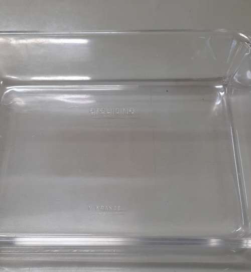 Vintage Arcuisine French 1 Clear Glass Baking Dish, Refrigerator Box, Oven To Table Replacement