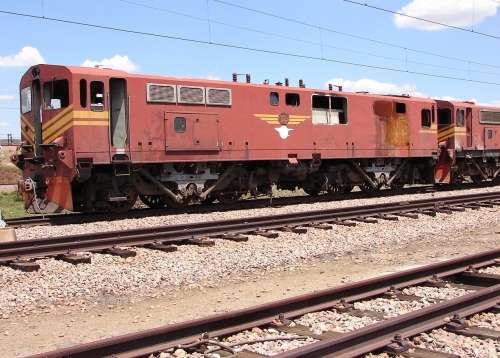 South African railways E7133 7E1 Locomotive Aluminium badge - large