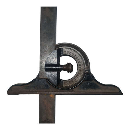 LS Starrett No. 490 Protractor Head Made in Athol Mass USA