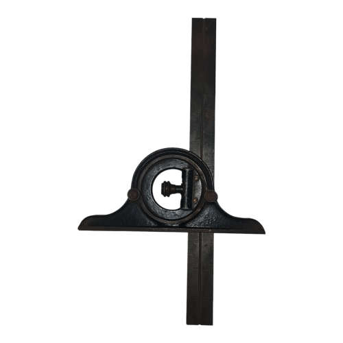 LS Starrett No. 490 Protractor Head Made in Athol Mass USA