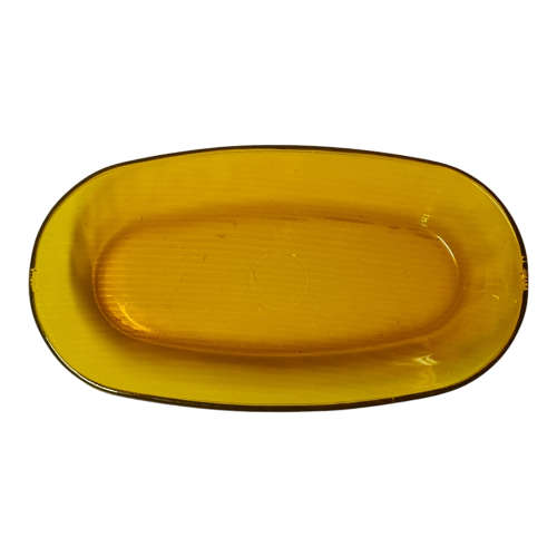 Vintage Duralex France Amber Glassware, 5 liquor little glasses, 1 small dish, 1 larger dish