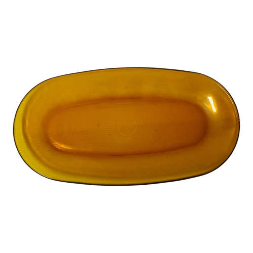 Vintage Duralex France Amber Glassware, 5 liquor little glasses, 1 small dish, 1 larger dish