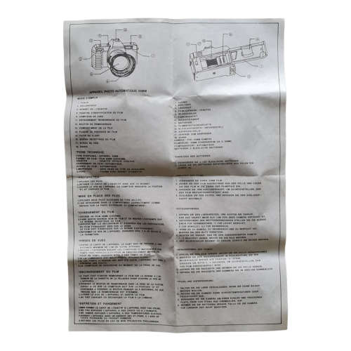 Film camera combo, MF-2000T camera and camera bag