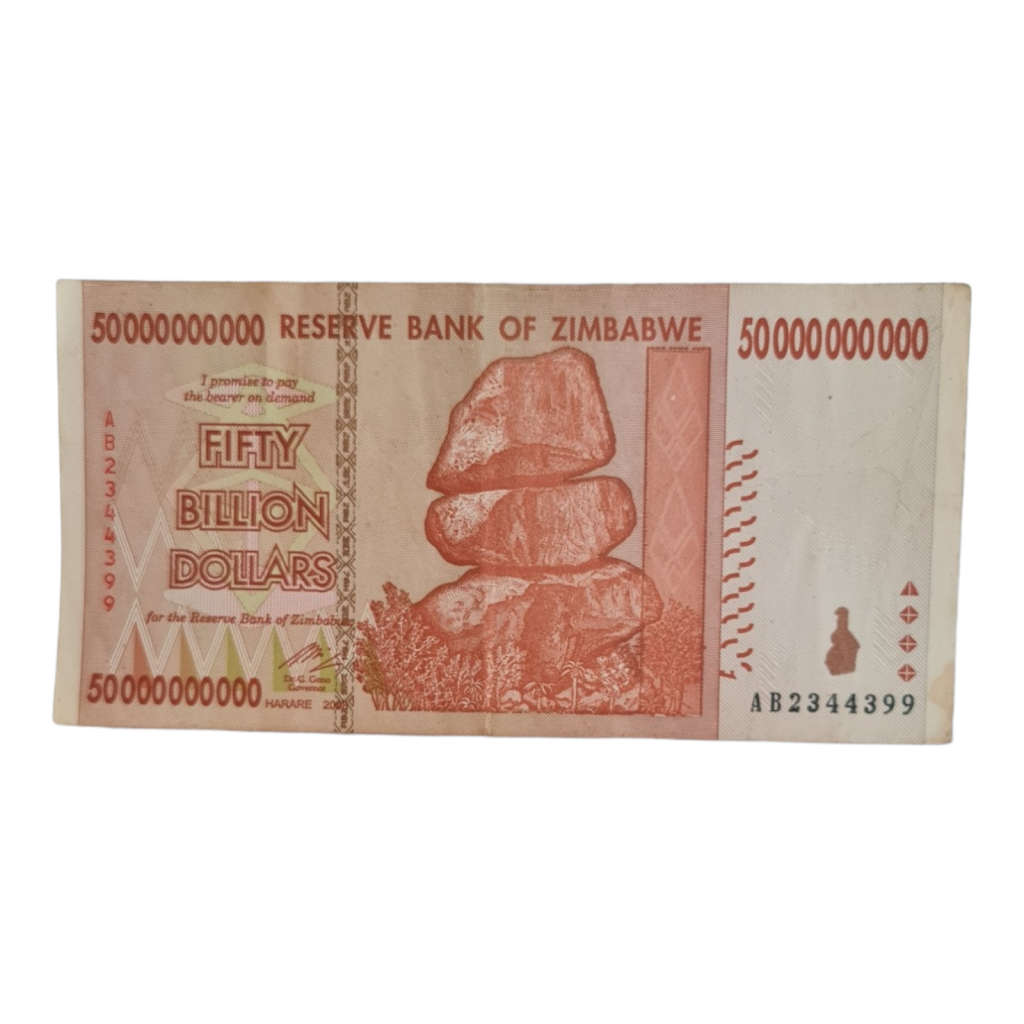 Banknote Zimbabwe Fifty Billion dollars