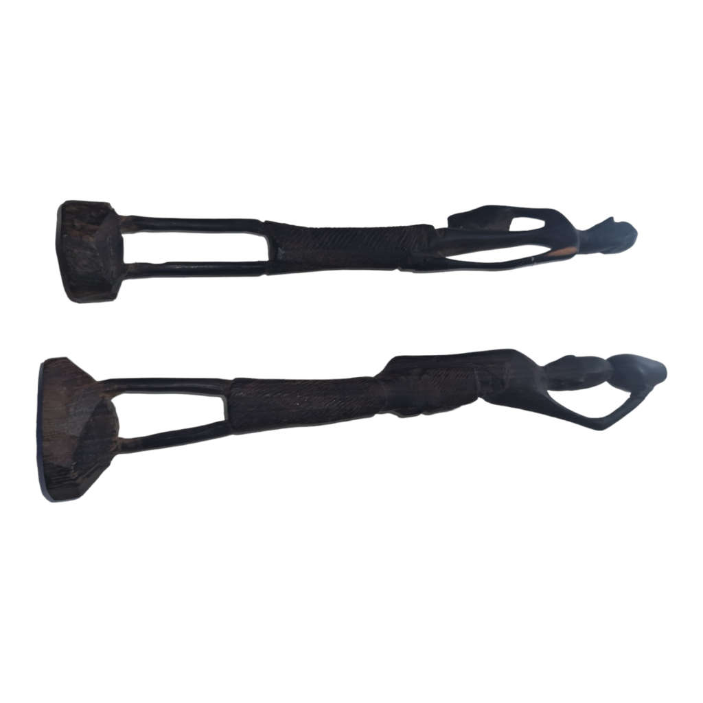 Hand Carved Wooden Statue Stick Figures Sculptures Tribal