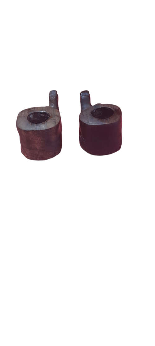 Handcrafted Wood Feet Candle Holder