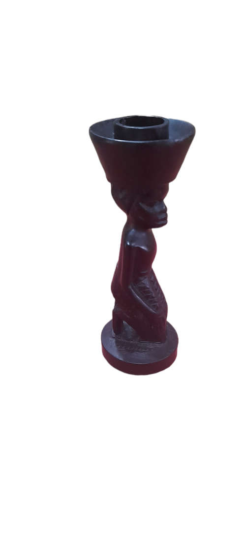Handcrafted African Candle Holder