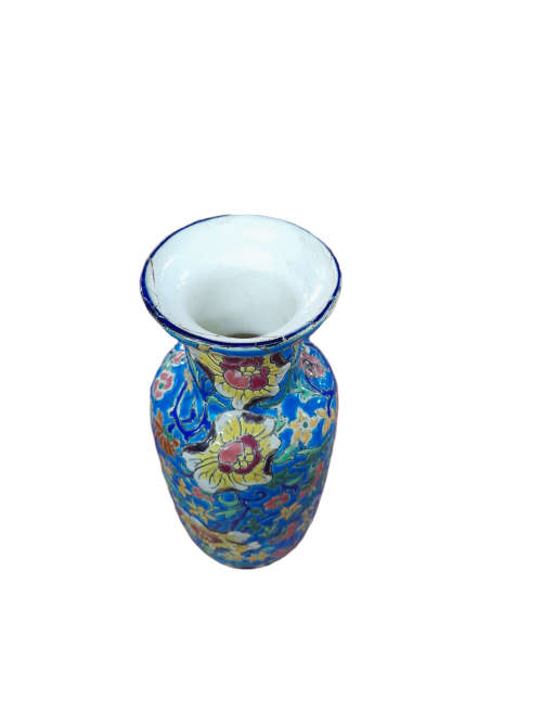 Emaux De Longwy Vase - stamped   QC1946