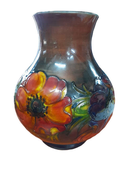 Collectable Moorcraft Large Vase, Signed - broken, please see description   QC1993