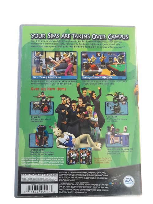The Sims 2 University Expansion Pack, 2 Discs (PC)  