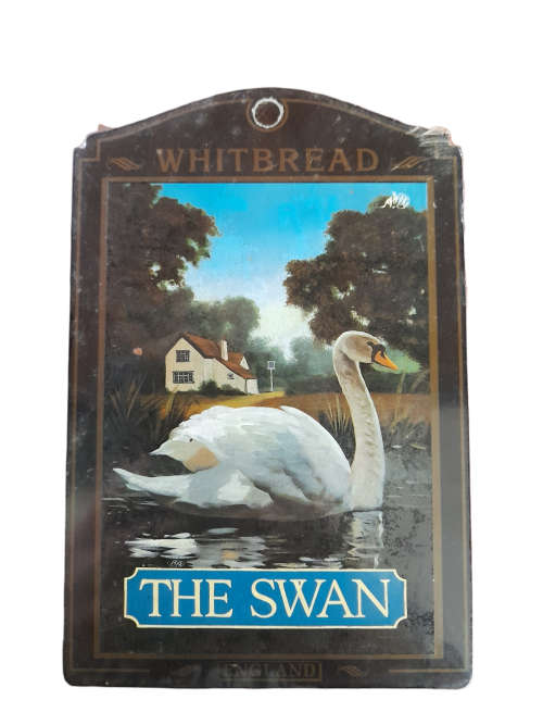 Whitbread `The Swan` The Famous British Pub Sign Collection