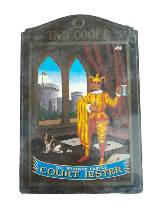 Ind Coope `The Windsor Castle Court Jester` The Famous British Pub Sign Collection