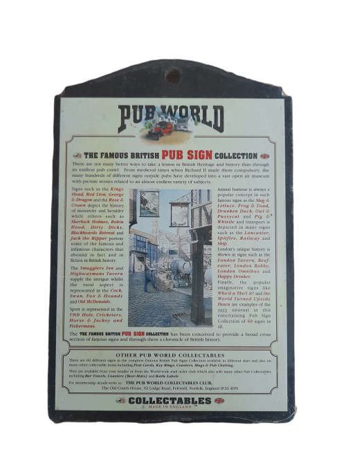 Bass `The Rose And Crown` The Famous British Pub Sign Collection