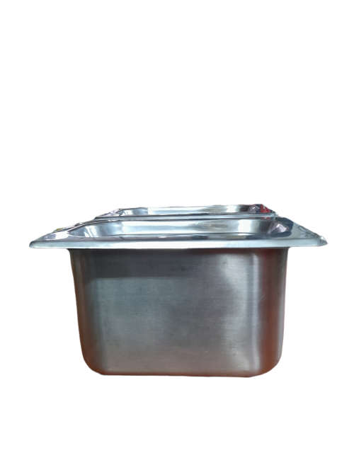 NSF Sunnex 18-8 Stainless Steel Food Containers x 2  