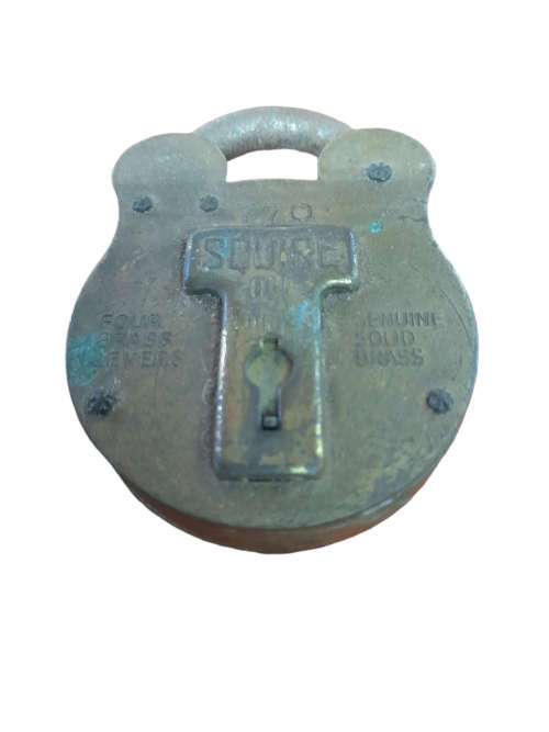 Vintage Genuine Solid Brass Squire English Lock 770  