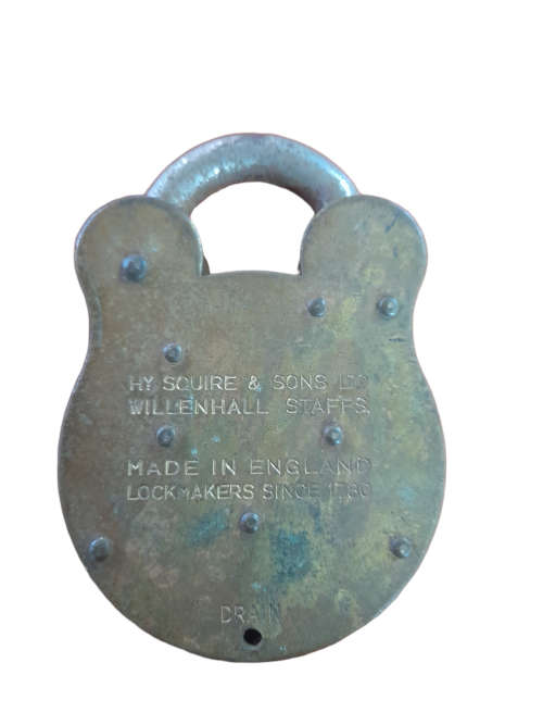 Vintage Genuine Solid Brass Squire English Lock 770  
