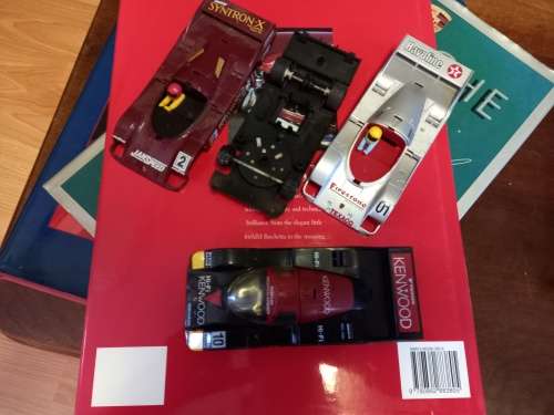 SCALEXTRIC PORSCHE 962 KENWOOD - NINCO SCX COMPATIBLE - WITH TWO SPARE BODIES AND ONE 360 CHASSIS