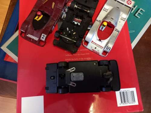 SCALEXTRIC PORSCHE 962 KENWOOD - NINCO SCX COMPATIBLE - WITH TWO SPARE BODIES AND ONE 360 CHASSIS