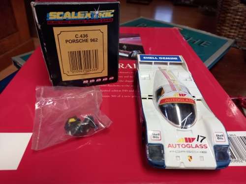 SCALEXTRIC PORSCHE 962 AUTOGLASS - C.436 - NINCO AND SCX COMPATIBLE.