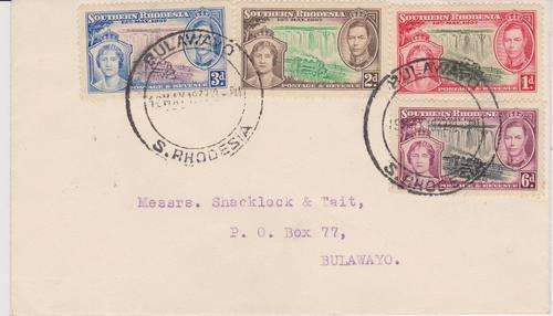 Postal history KG v coronation cover