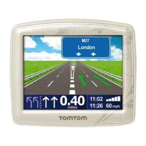 TomTom One White Parl Excellent Condition