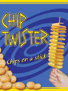Spiral Potato | Twisted chips on a stick