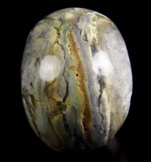 Ocean Jasper Carved Crystal Skull