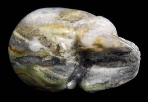 Ocean Jasper Carved Crystal Skull