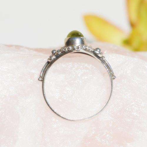 Peridot Sterling Silver Ring
