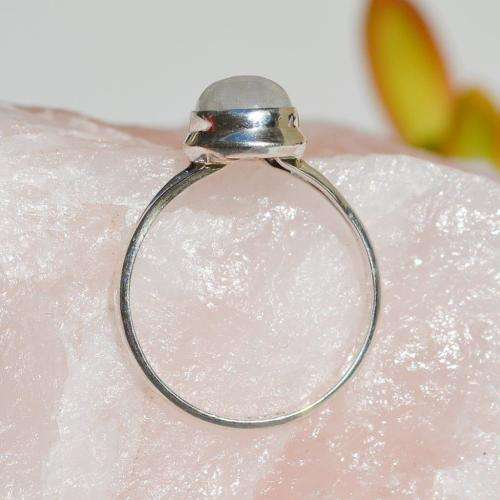 Rainbow Moonstone Ring