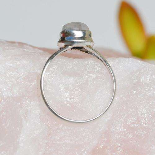 Rainbow Moonstone Ring
