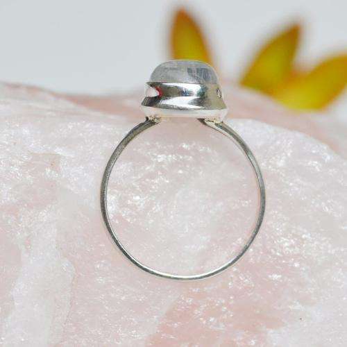 Rainbow Moonstone Ring