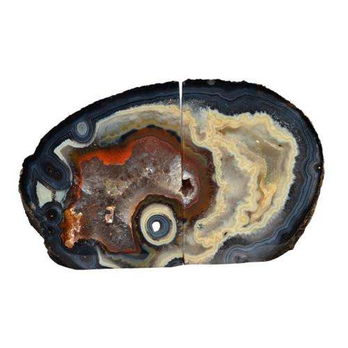 Natural Agate Bookends