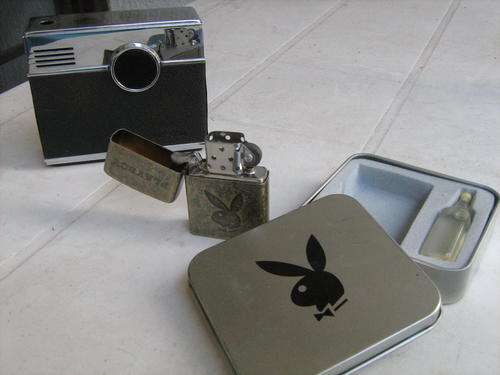 2 lighters ,1 as a cameraRowenta 1 brand new PLAYBOY lighter