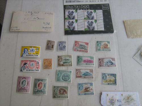 collection of stamps