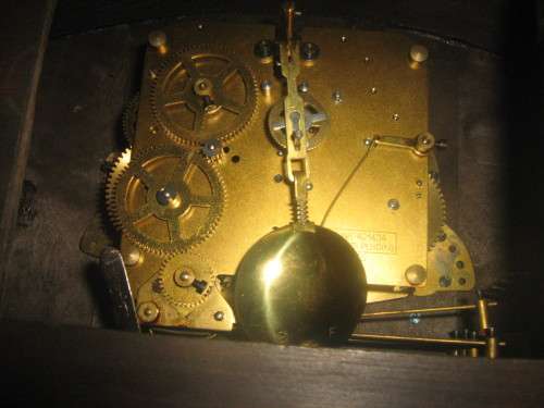 antique mantle clock 3 wind points original key