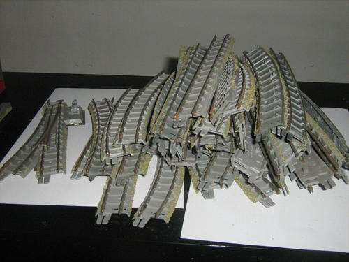 ho 00 track big pile removed from layout