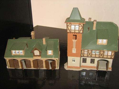 vollmer 2 part firestation good condition n gauge