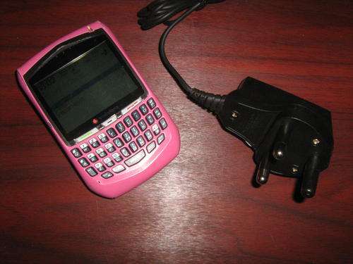 Blackberry edge ,pink with charger