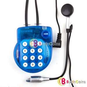 Mini Handsfree Home Corded Telephone Headset Microphone