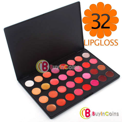 Pro 32 Color Lip Lips Gloss Lipsticks Makeup Palette